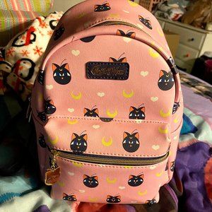 Loungefly Sailor Moon Luna Mini Backpack Pink